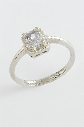 Baget Tek Taşlı Yüzük