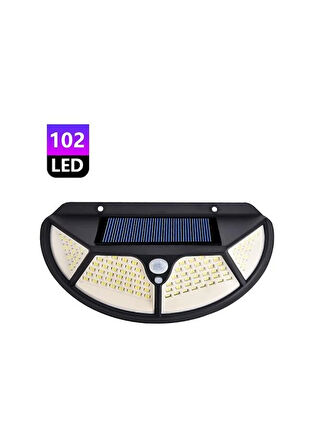Fonksiyonel Sensörlü 102 Ledli Solar Bahçe Lambası