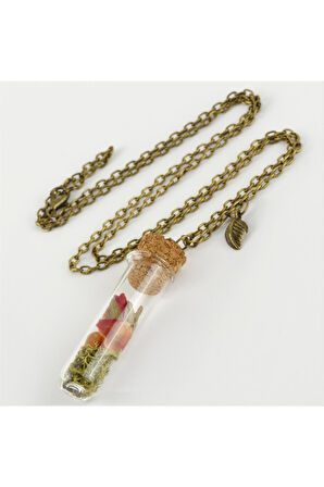 Mantar Tıpalı Canlı Kolye