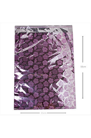 35*50 Metalize Hediye Poşet Paketi 100'lü