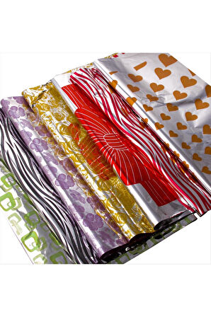 35*50 Metalize Hediye Poşet Paketi 100'lü