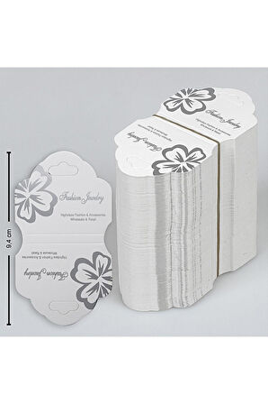 Çiçekli Kolye Kartı