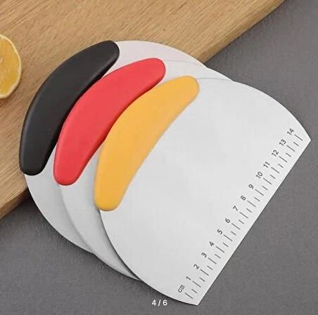 Paslanmaz Çelik Hamur Kesme ve Şekillendirme Spatulası