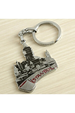 İstanbul Yazılı Metal Anahtarlık