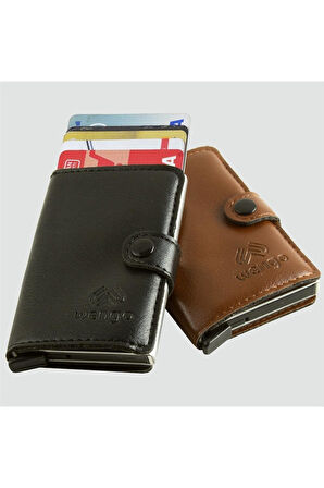 Mekanizmalı Kızaklı Kartlık Cüzdan