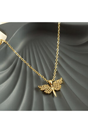 Peri  Zirkon Taşlı Trend Kolye