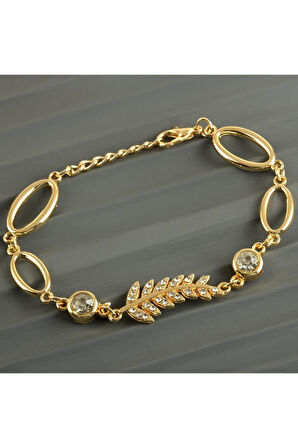 Yaprak Taşlı Trend Bileklik