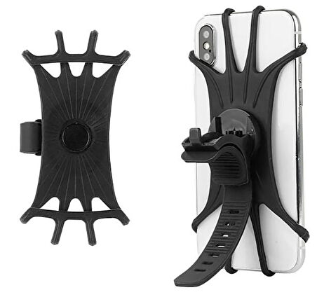 Silikon Esnek Bisiklet Telefon Tutucu