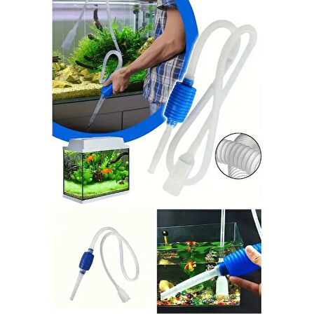 Akvaryum Dip Çekme Sifonu