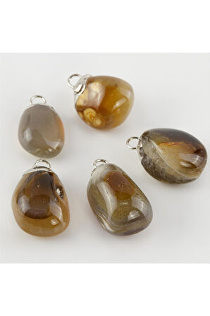 Akik Doğaltaş Kolye Ucu