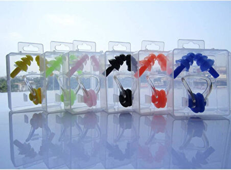 Silikon Su Geçirmez Kulak &amp; Burun Tıkacı