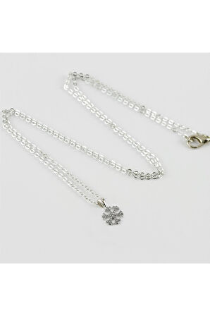 Kartanesi Figürlü Zirkon Taşlı Trend Kolye