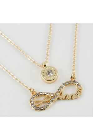 Annem Yazılı Yeni Sezon İkili Kolye