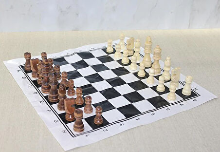 Ahşap Satranç Taşı 8 Cm