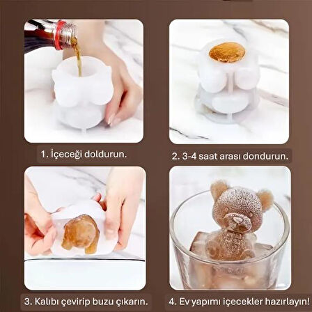 Ayı Şekilli Silikon Buz Kalıbı