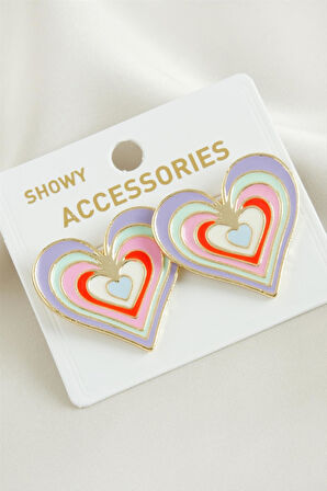 Kalp Yeni Sezon Mineli Küpe