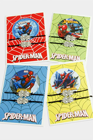 2 Adet Örümcek Adam İp Bileklik