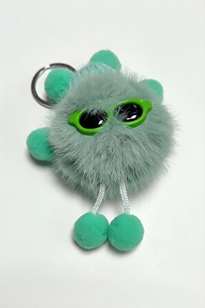 Gözlüklü Peluş Anahtarlık