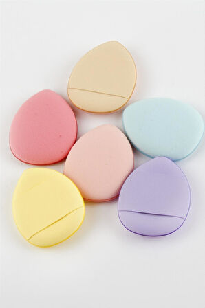 6 Adet Oval Minik Makyaj Süngeri