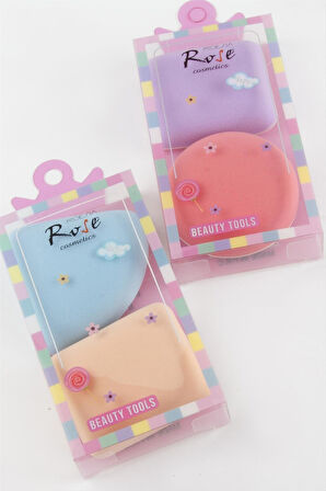 2 Adet Karışık Makyaj Süngeri