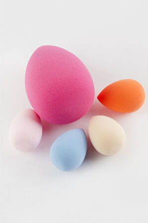 5 Adet Yumurta Makyaj Süngeri