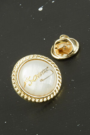 Atatürk Sedef Yaka Rozet