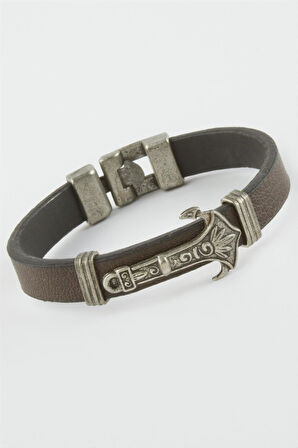 Çapa Suni Deri Bileklik