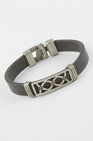 Sonsuzluk Suni Deri Bileklik