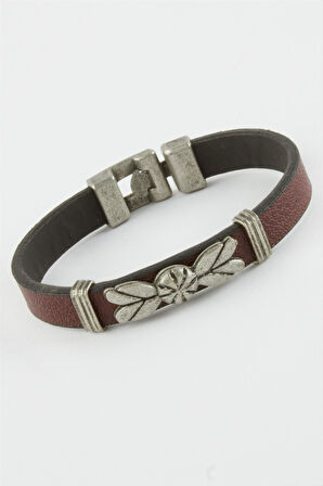 Çift Başlı Kartal Suni Deri Bileklik