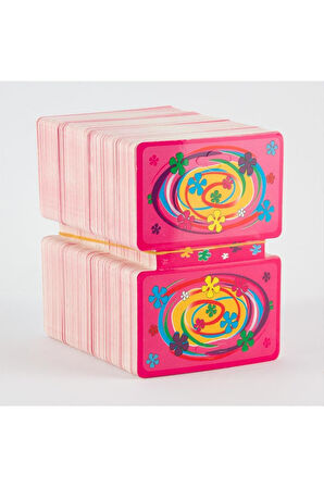 Çiçek Desenli Kolye Kartı