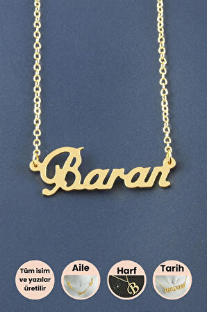 Baran İsimli Kolye