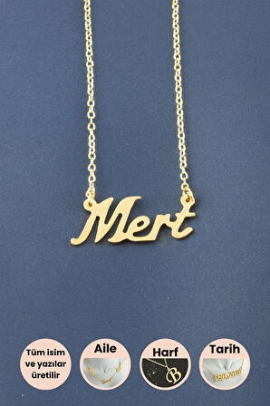 Mert İsimli Kolye