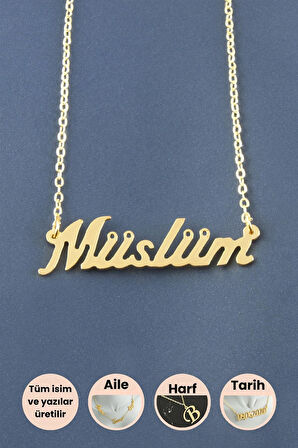 Müslüm İsimli Kolye