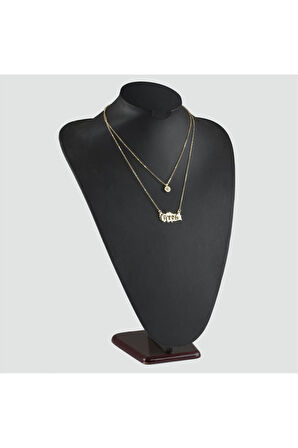 Türk Yazılı İkili Kolye