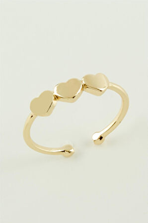 Karışık Lüx Çelik Eklem Yüzük 1 Adet