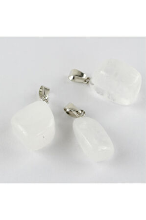 Kuvars Doğaltaş Kolye Ucu