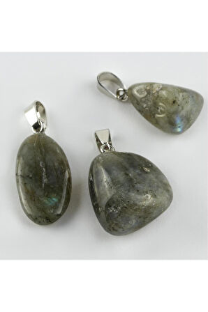 Labradorit Doğaltaş Kolye Ucu