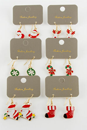 2025 Yılbaşı Mineli Küpe