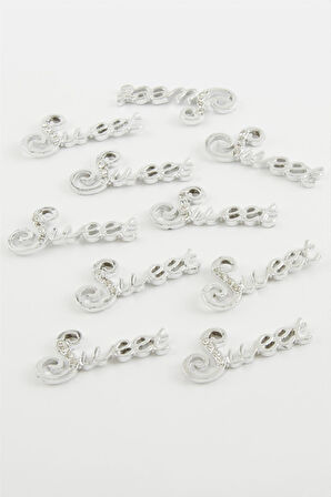 Sweet Yazılı Taşlı Kolye Ucu Aparatı 1 Adet