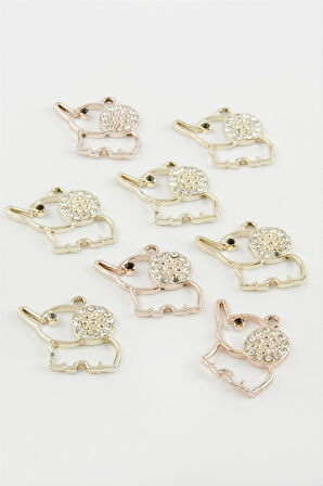 Fil Taşlı Kolye Ucu Aparatı 1 Adet