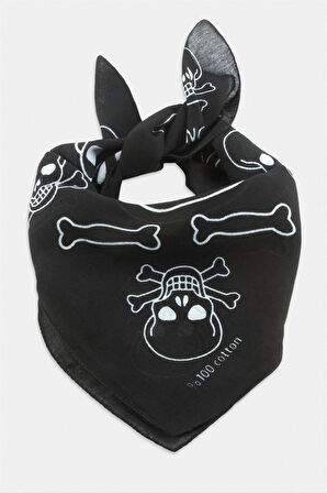 Kuru Kafa Desenli Bandana 50*50