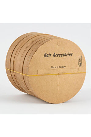 Yuvarlak Saç Aksesuar Kartı
