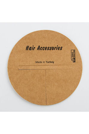 Yuvarlak Saç Aksesuar Kartı