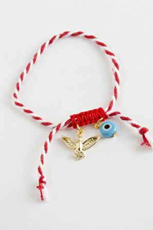 Anka Kuşu Nazar Marteniçka Makrome İp Bileklik