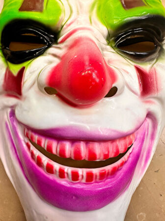Psikopat Palyaço Temalı Joker Maskesi