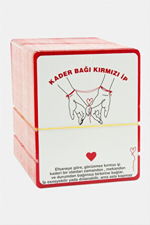 2'li Kader Bağı İp Bileklik Kartı