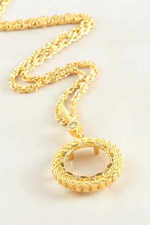 Çeyrek Altın Koyulabilir Zincir Kolye