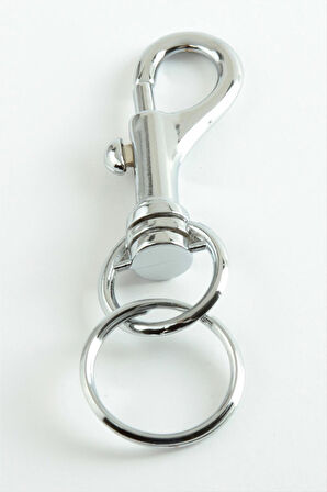 Gemici Kancalı Metal Anahtarlık Orta