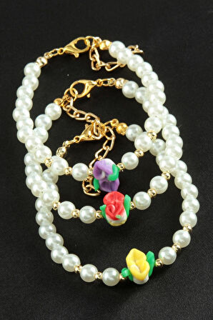 Çiçek İnci Bileklik