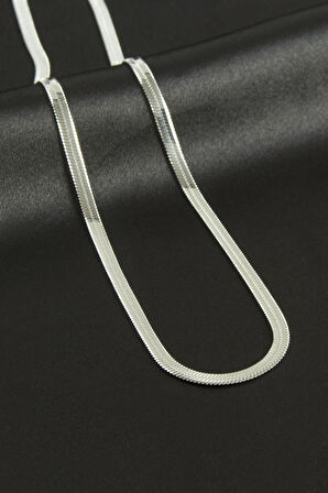 İtalyan Zincir Çelik Kolye 45 cm